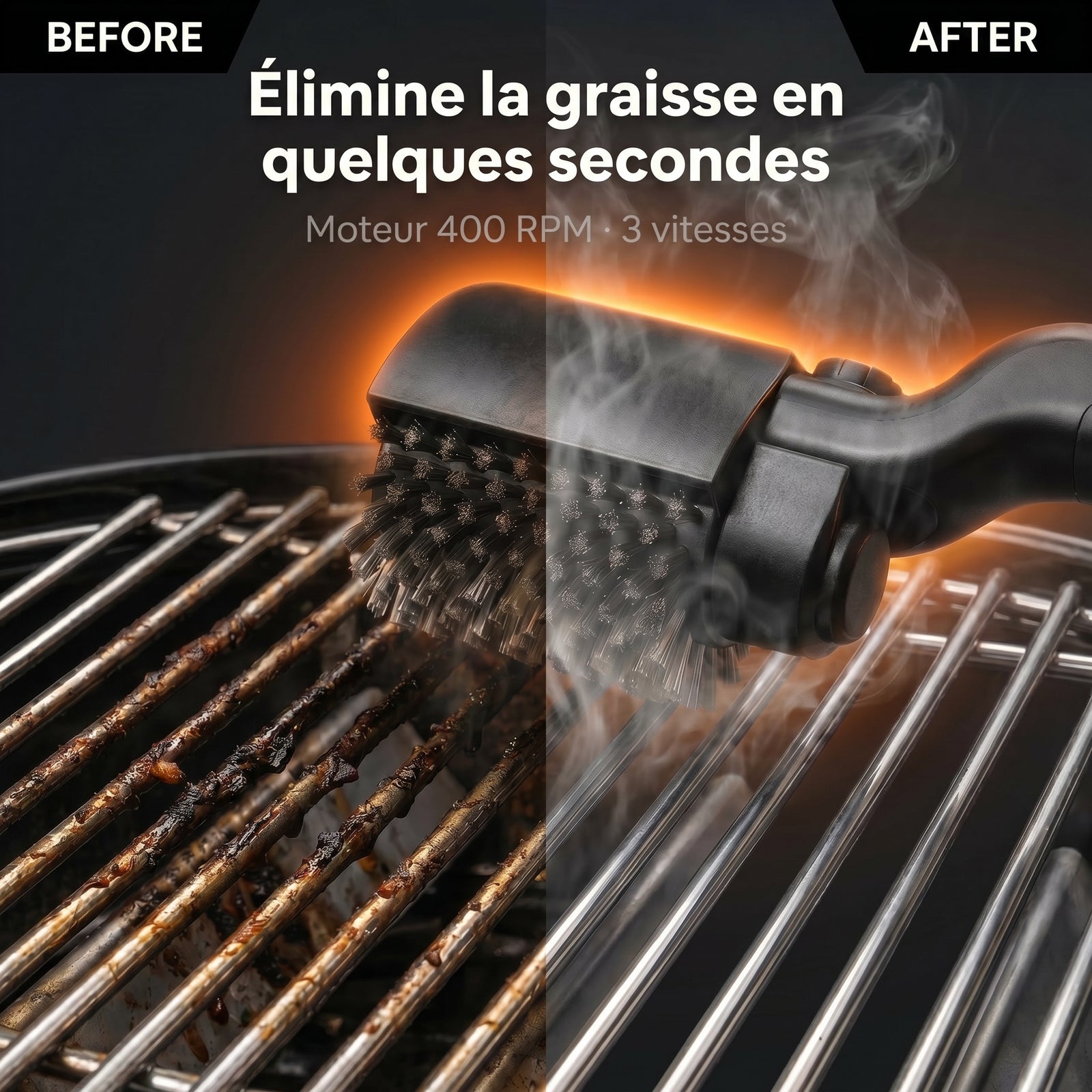 Grillix Pro — Brosse de Nettoyage Électrique pour Barbecue